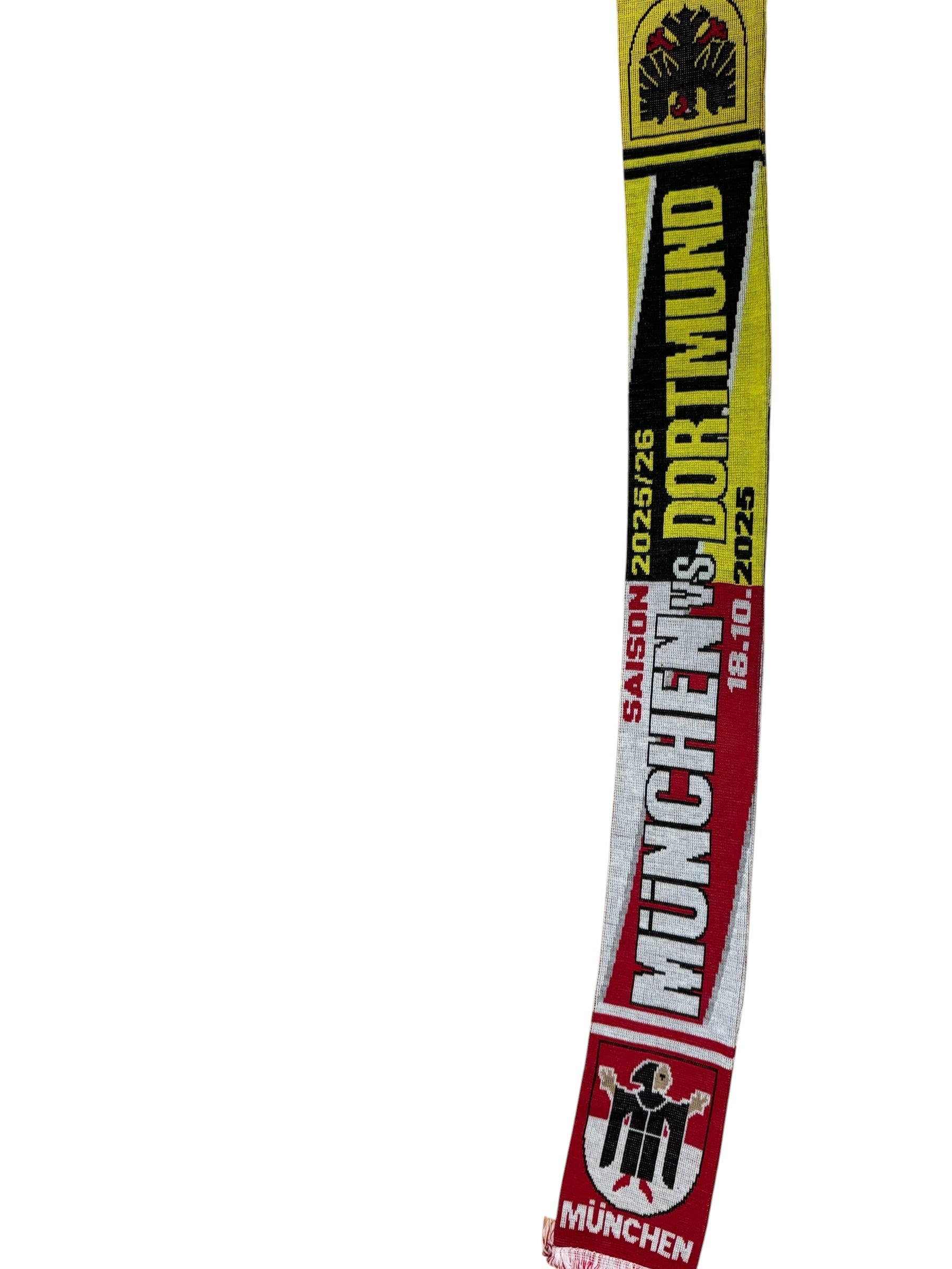 F 28 - FC Bayern München vs. Borussia Dortmund Fanschal 2025/2026