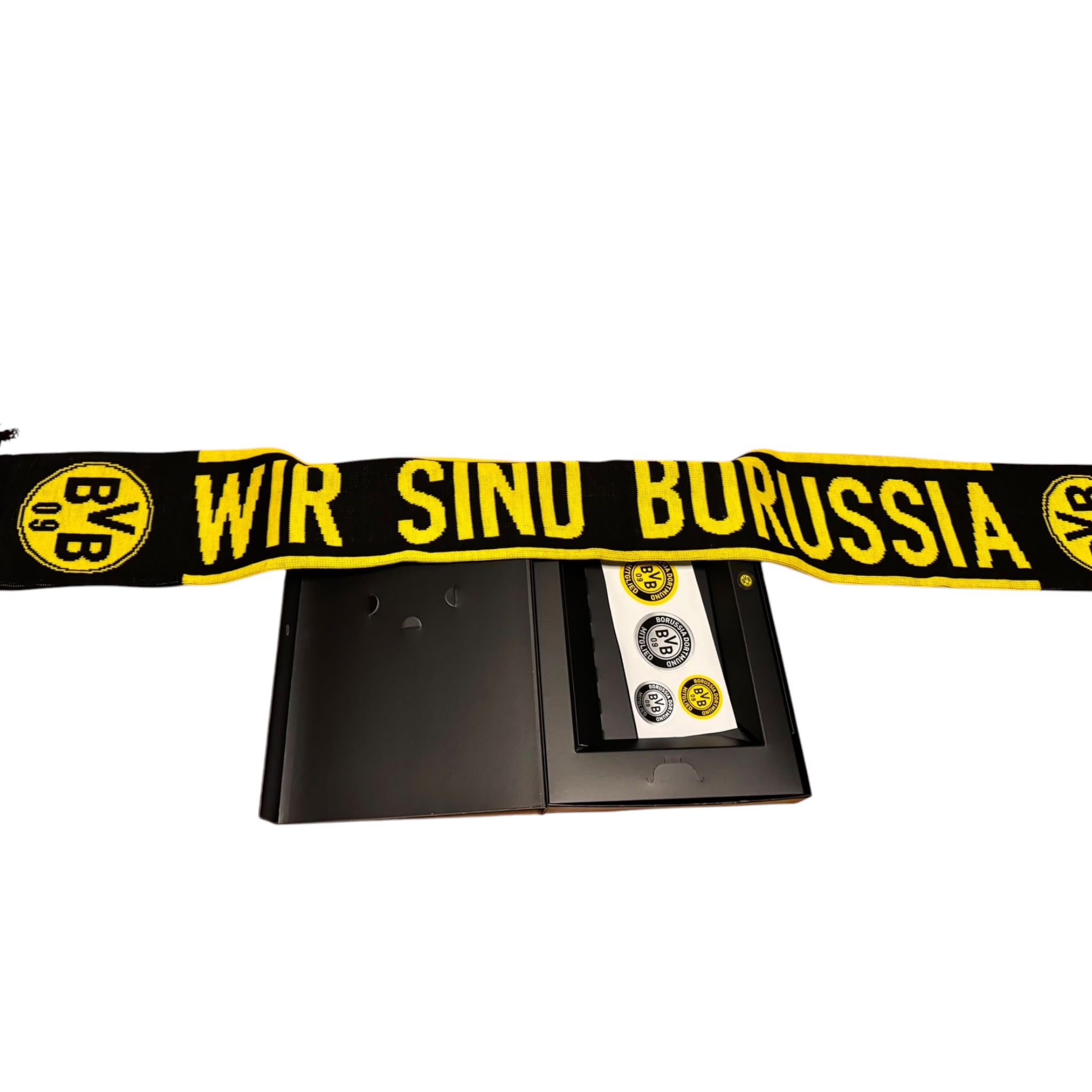F 32 - Borussia Dortmund Mitgliedsschal in Geschenkbox